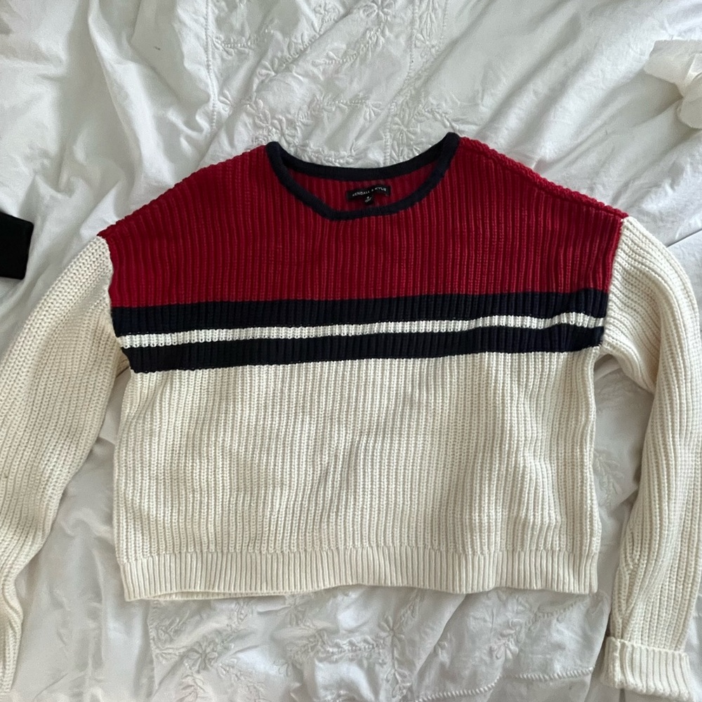 Super Cute Kendall & Kylie Striped Sweater